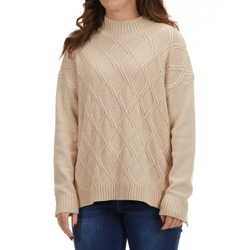 COLOUR EIGHTEEN Women's Roving Cable Sweater S