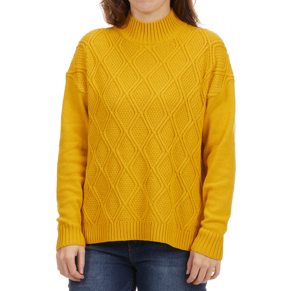 COLOUR EIGHTEEN Women's Roving Cable Sweater S