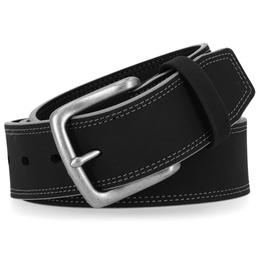 SKECHERS Men's 38MM Brushed Double Stitch Belt 32