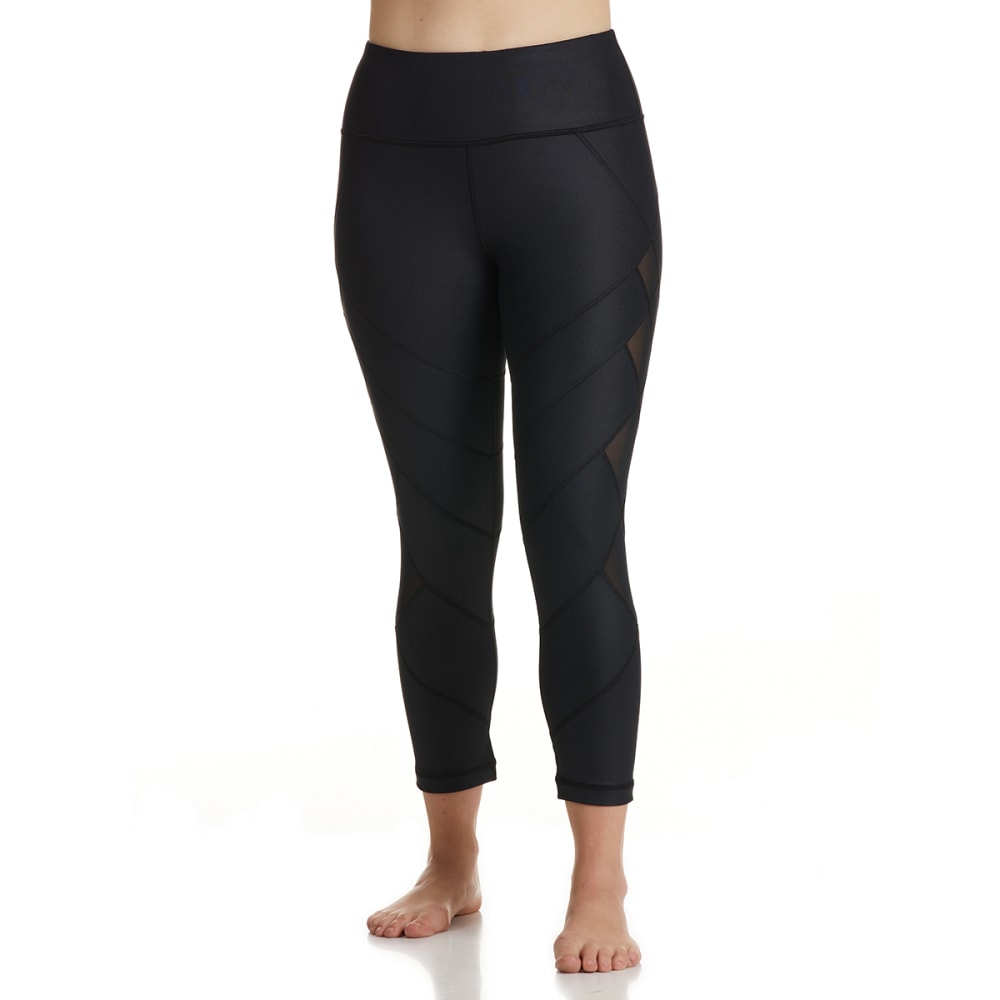 90 DEGREE BY REFLEX Women's Cire 22" Capri w/ Diamond Inserts XS