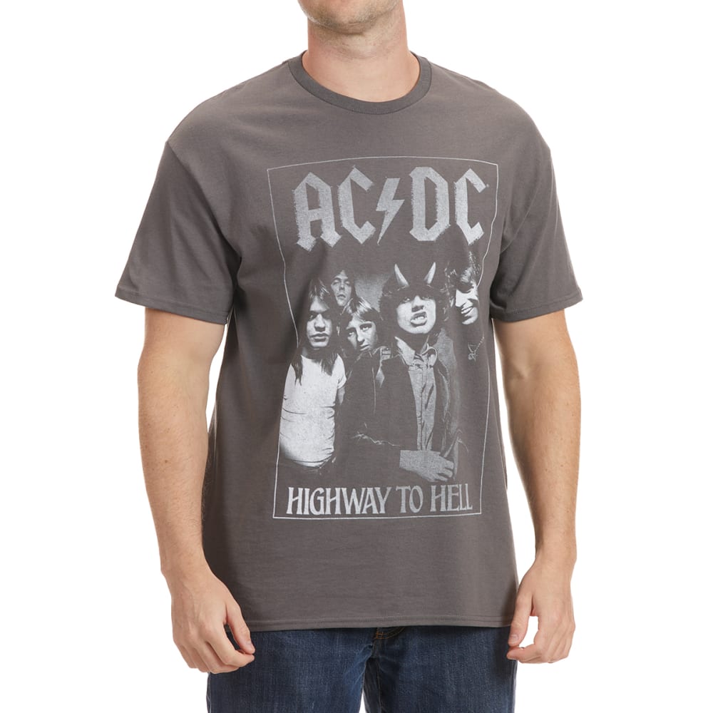 BODY RAGS Young Men's ACDC Short Sleeve Graphic Tee M