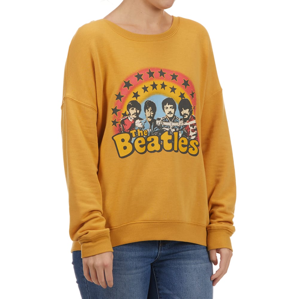 BEATLES Juniors' Stars Pullover Graphics Crewneck - Bob’s Stores