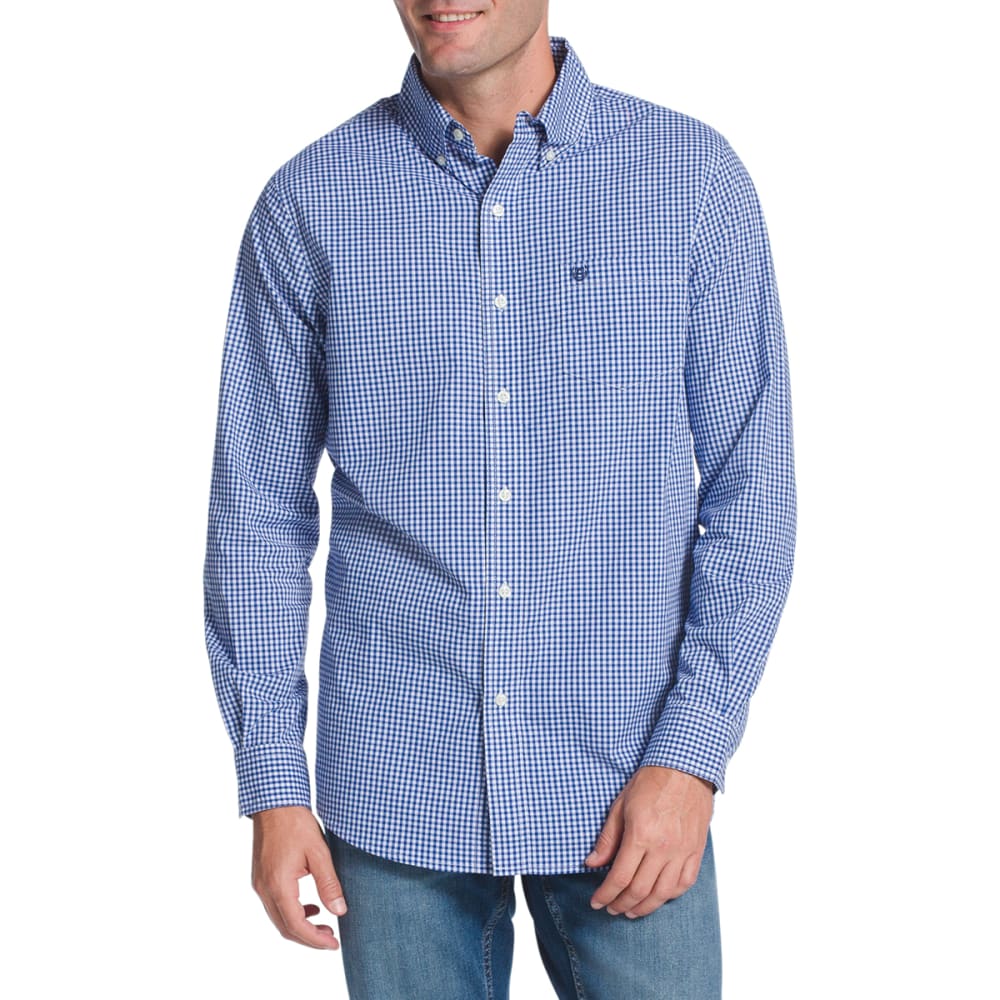 CHAPS Men's Stretch Easy Care Poplin Button-Down Shirt - Bob’s Stores