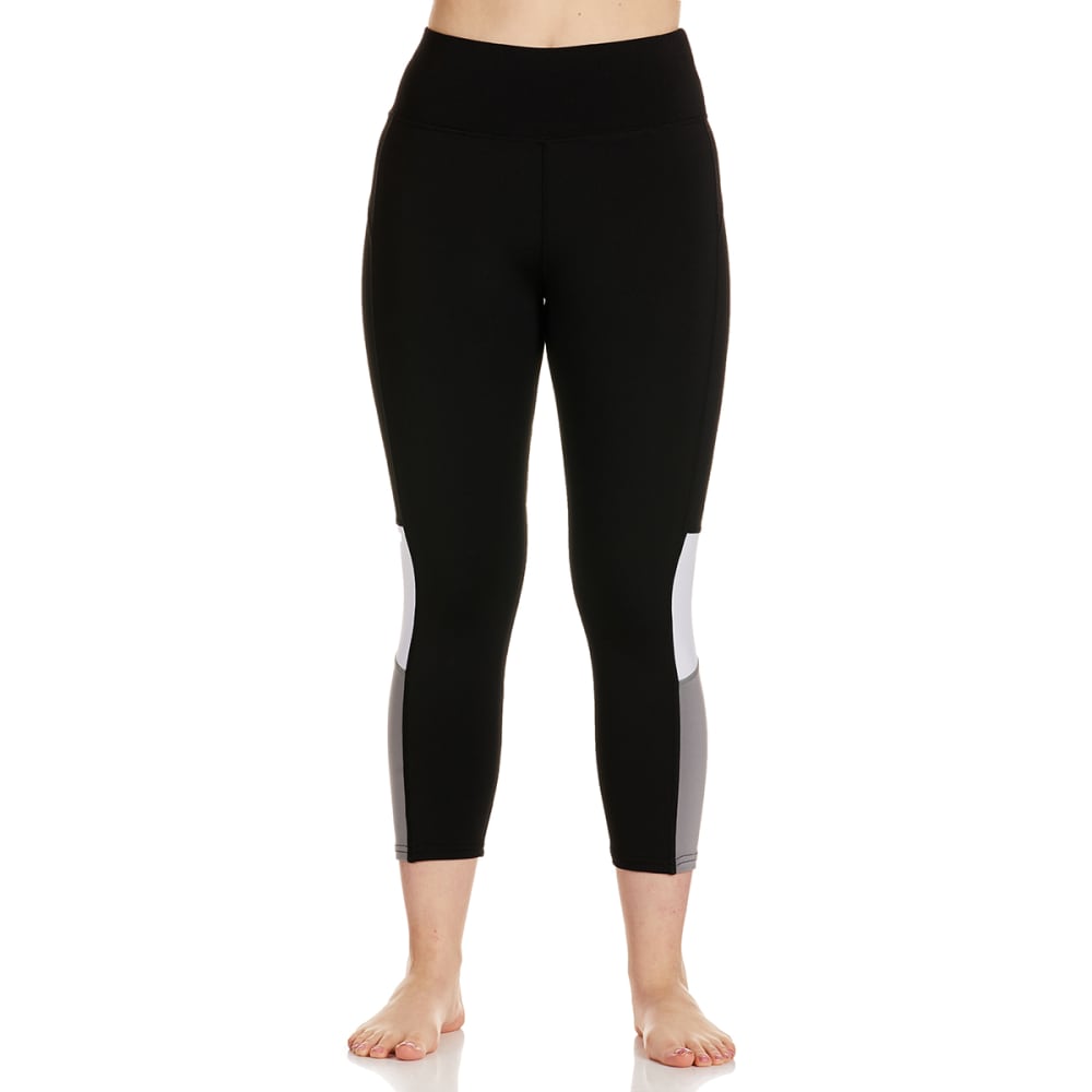 BSP Women's High-Waisted Colorblock Active Leggings S