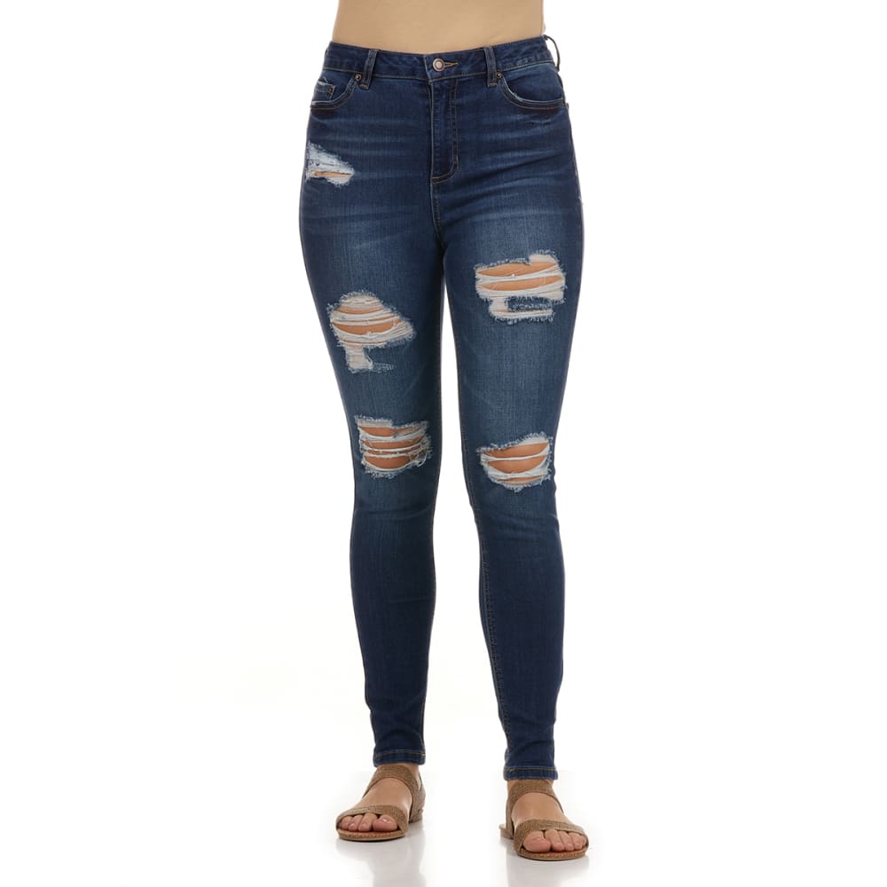 BLUE SPICE Juniors' High Waist Skinny Jeans - Bob’s Stores