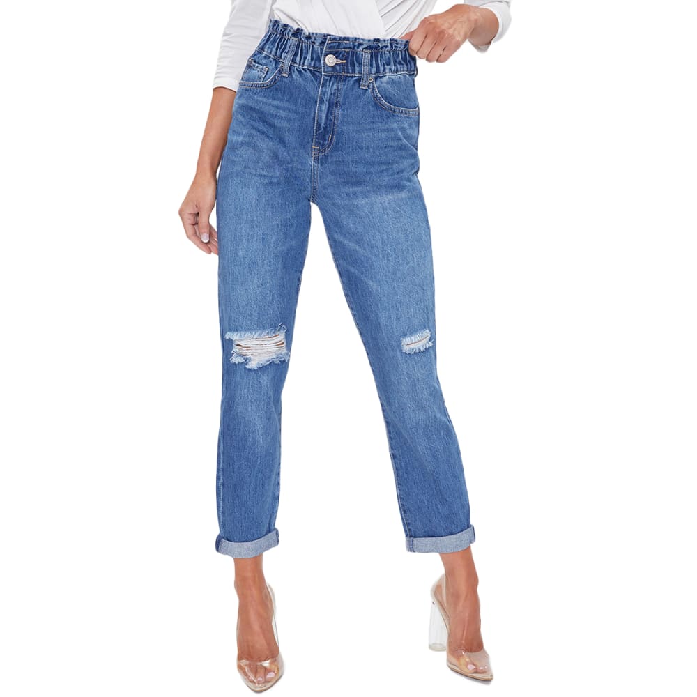 YMI Juniors Hybrid Dream Jean With Paperbag Waist M
