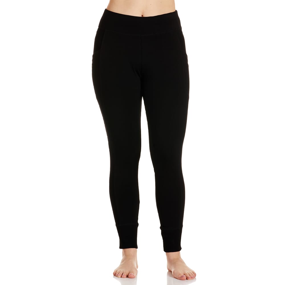 CALVIN KLEIN Women's Full-Length Leggings w/ Side Pockets S