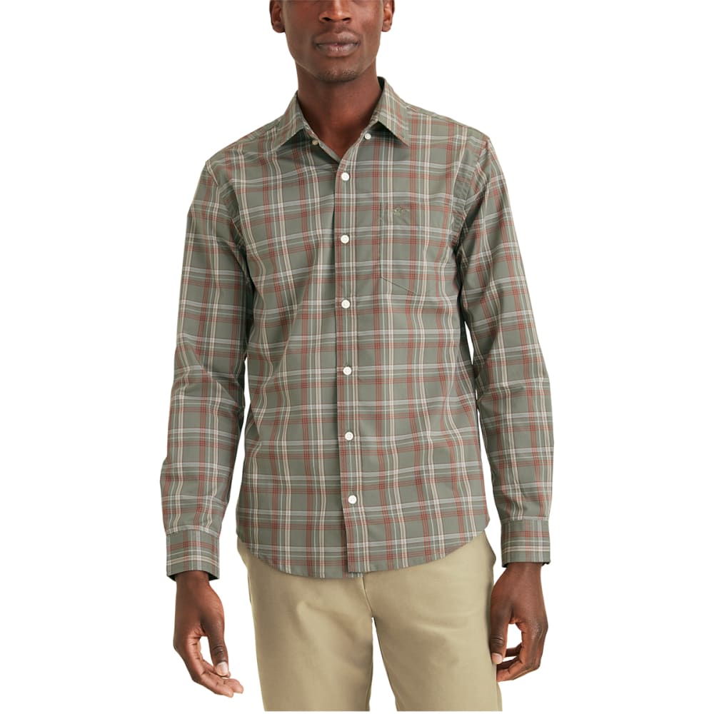 DOCKERS Men's Signature Comfort Flex Classic Fit Shirt L