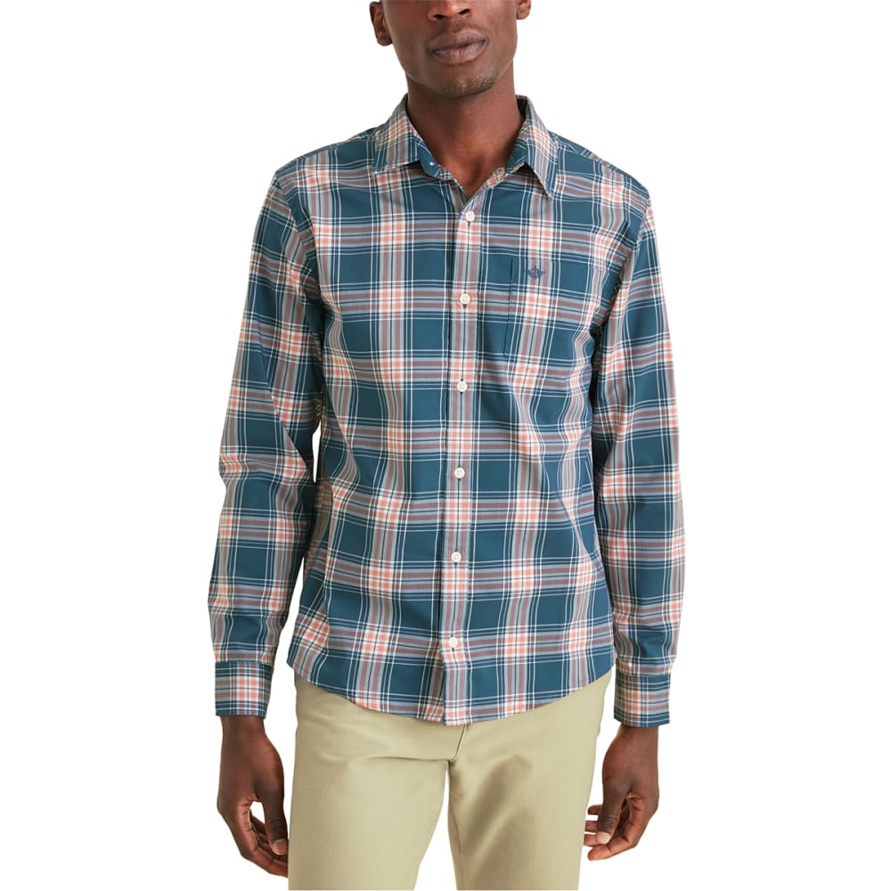 DOCKERS Men's Signature Comfort Flex Classic Fit Shirt L