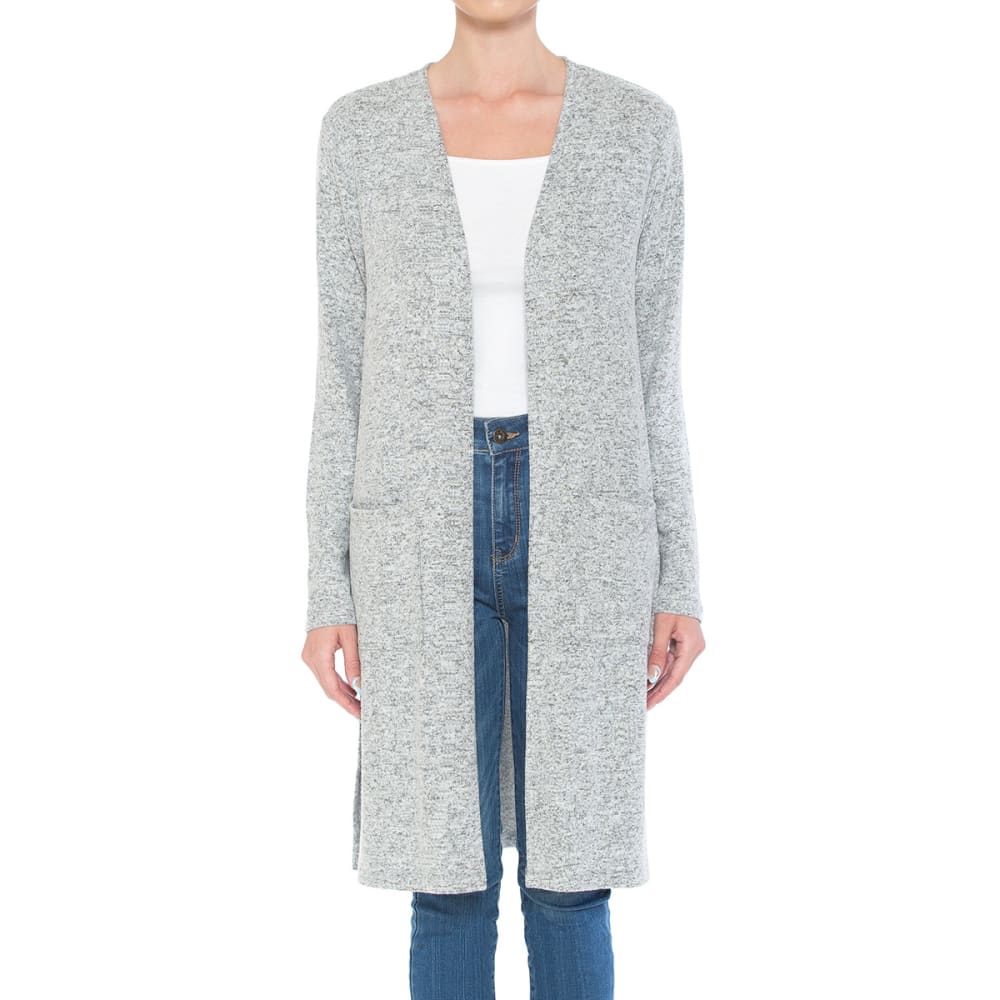 AMBIANCE Juniors' Double Pocket Duster Cardigan S