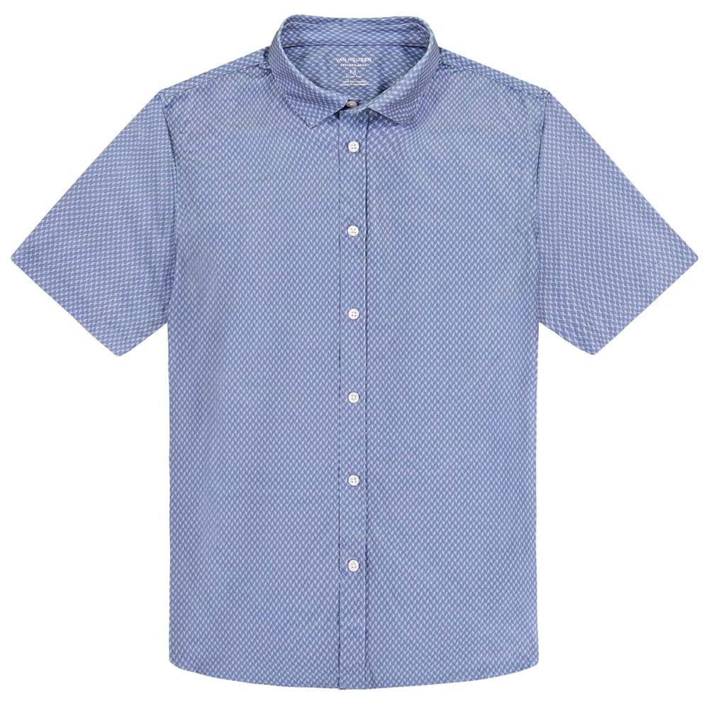 VAN HEUSEN Men's Performance Slim Fit Short-Sleeve Button-Down Shirt XL