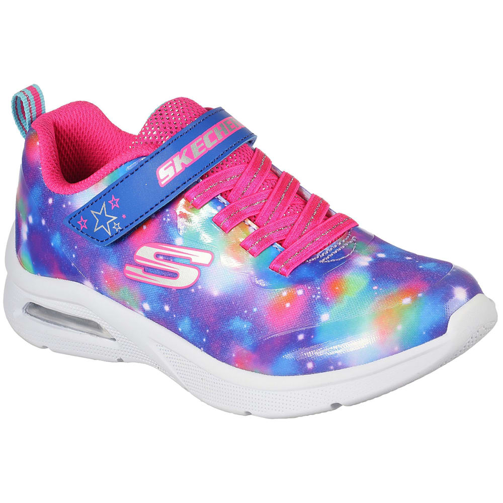 SKECHERS Girls' Microspec Max - Spiral Galaxy Sneakers 1