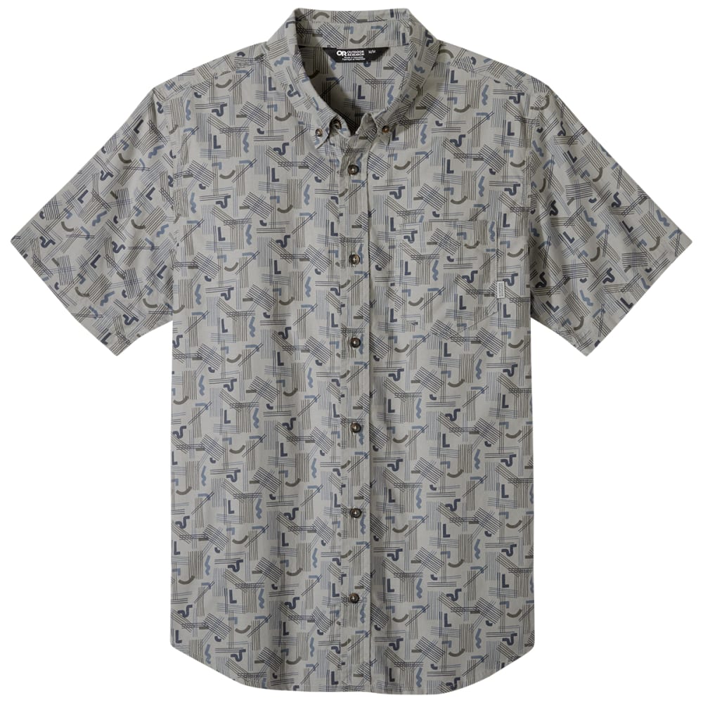 OUTDOOR RESEARCH Men's Shape Scape Short-Sleeve Shirt M