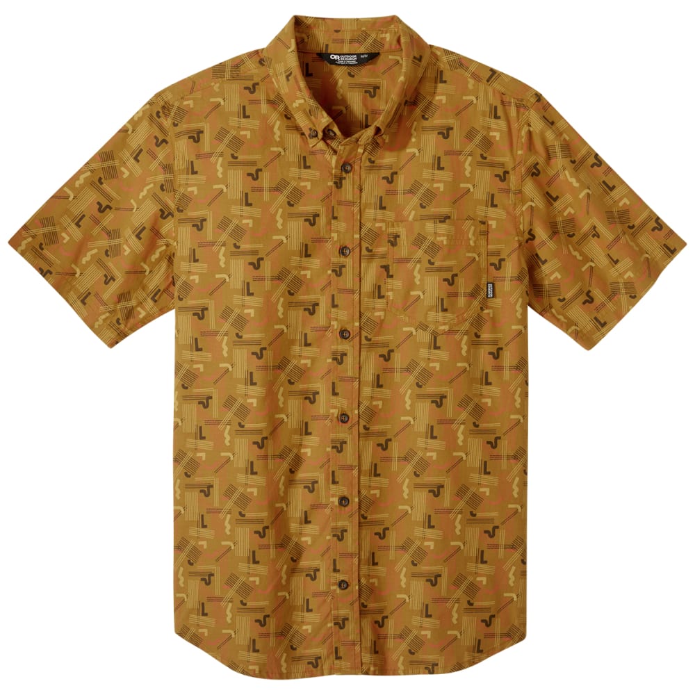 OUTDOOR RESEARCH Men's Shape Scape Short-Sleeve Shirt M
