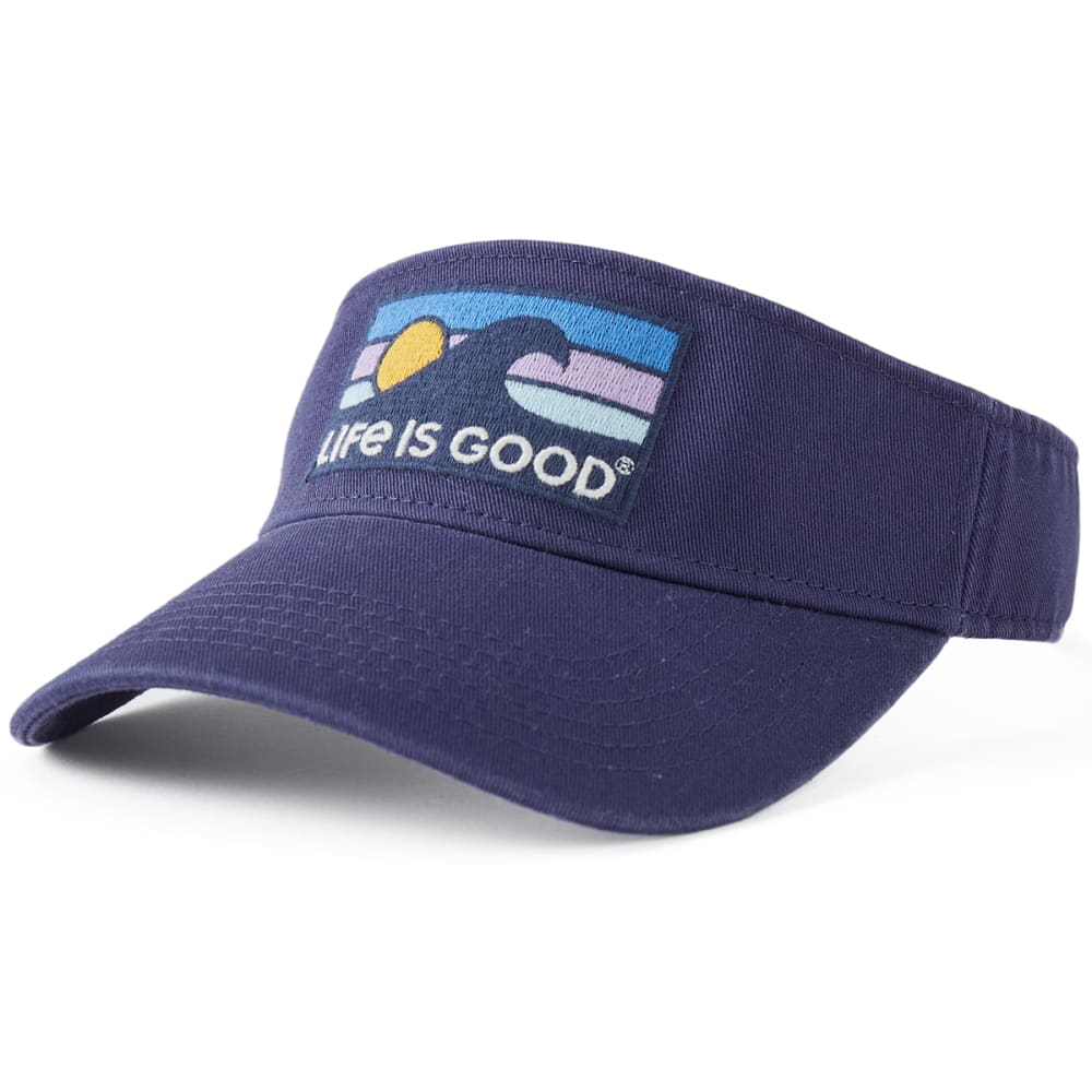 LIFE IS GOOD Women's Wave Chill Cap Visor ONESIZE