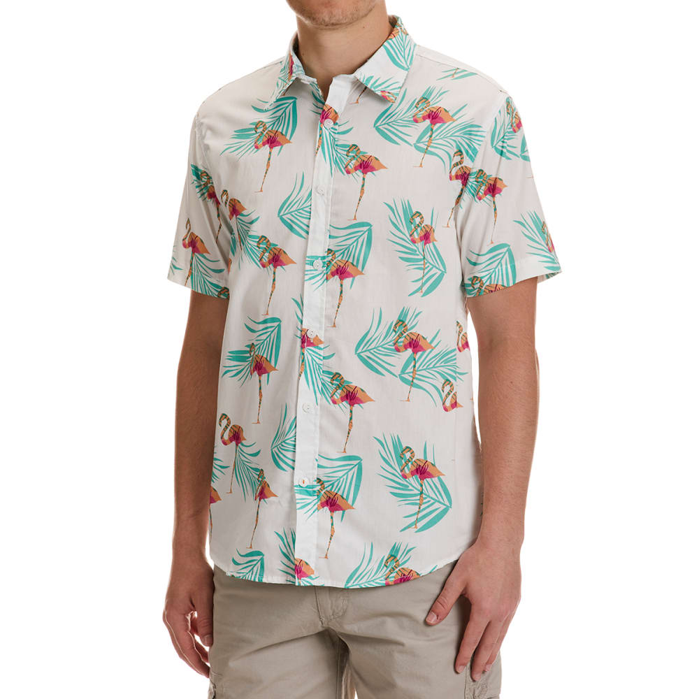 OCEAN CURRENT Guys' Flamingo Button-Down Shirt S