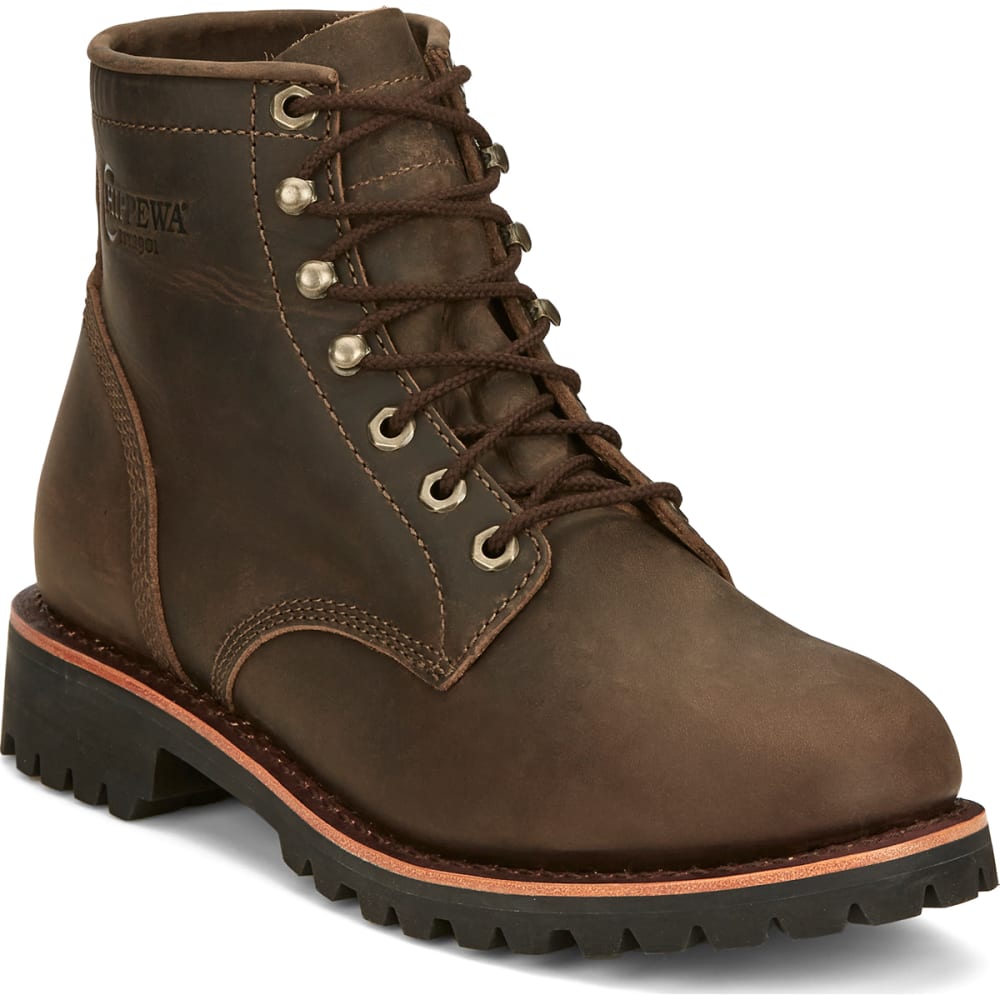 CHIPPEWA Men's Classic 2.0 Soft Toe Non-Insulated Unlined Work Boots, Wide Width (EE) 8