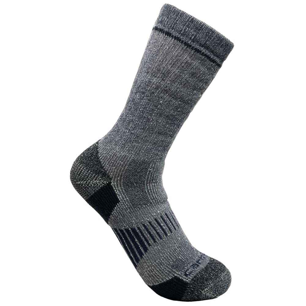 CARHARTT Men's Wool Blend Crew Socks, 2 Pack L