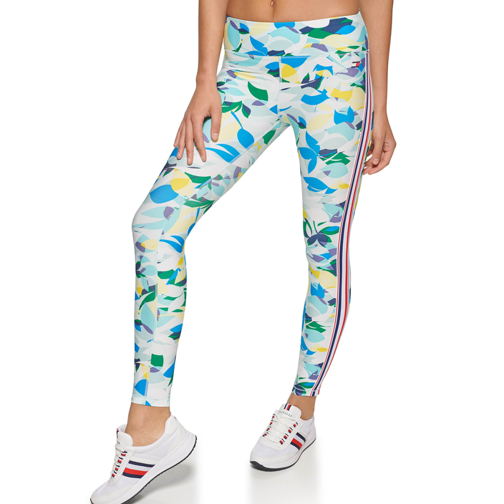 TOMMY HILFIGER SPORT Women's 4-Way Stretch High Rise 7/8 Leggings S