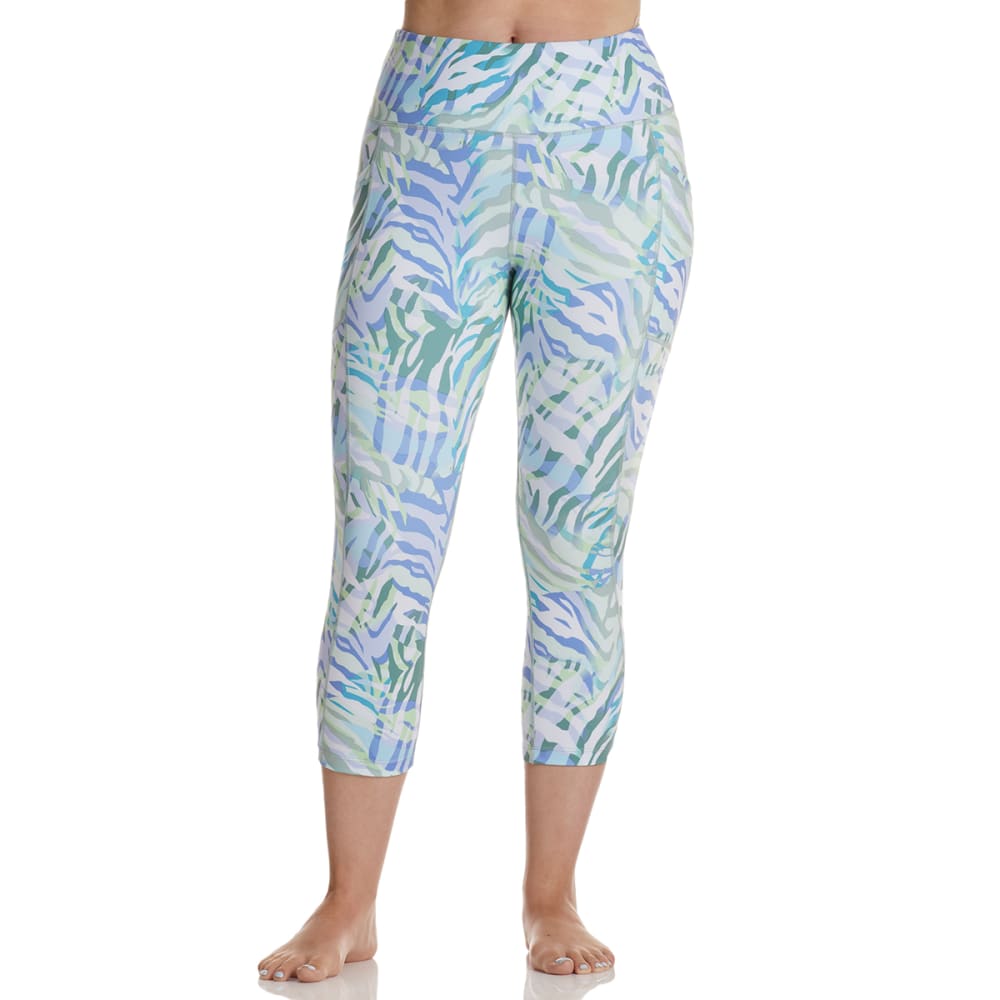 CALVIN KLEIN Women's High Waisted Side Pocket 7/8 Leggings S