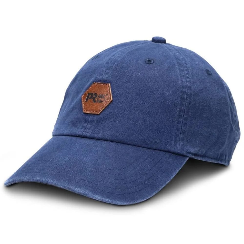 TIMBERLAND PRO Men's Faux-Leather Logo Low-Profile Cap NO SIZE
