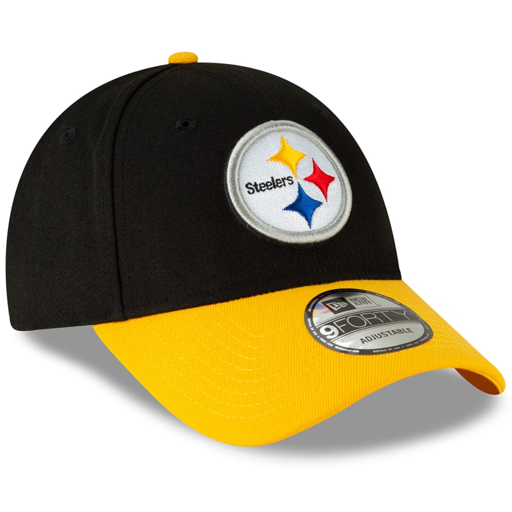 NFL Pittsburgh Steelers Formed Bill Yellow Twill Golf Hat Men's Adjustable