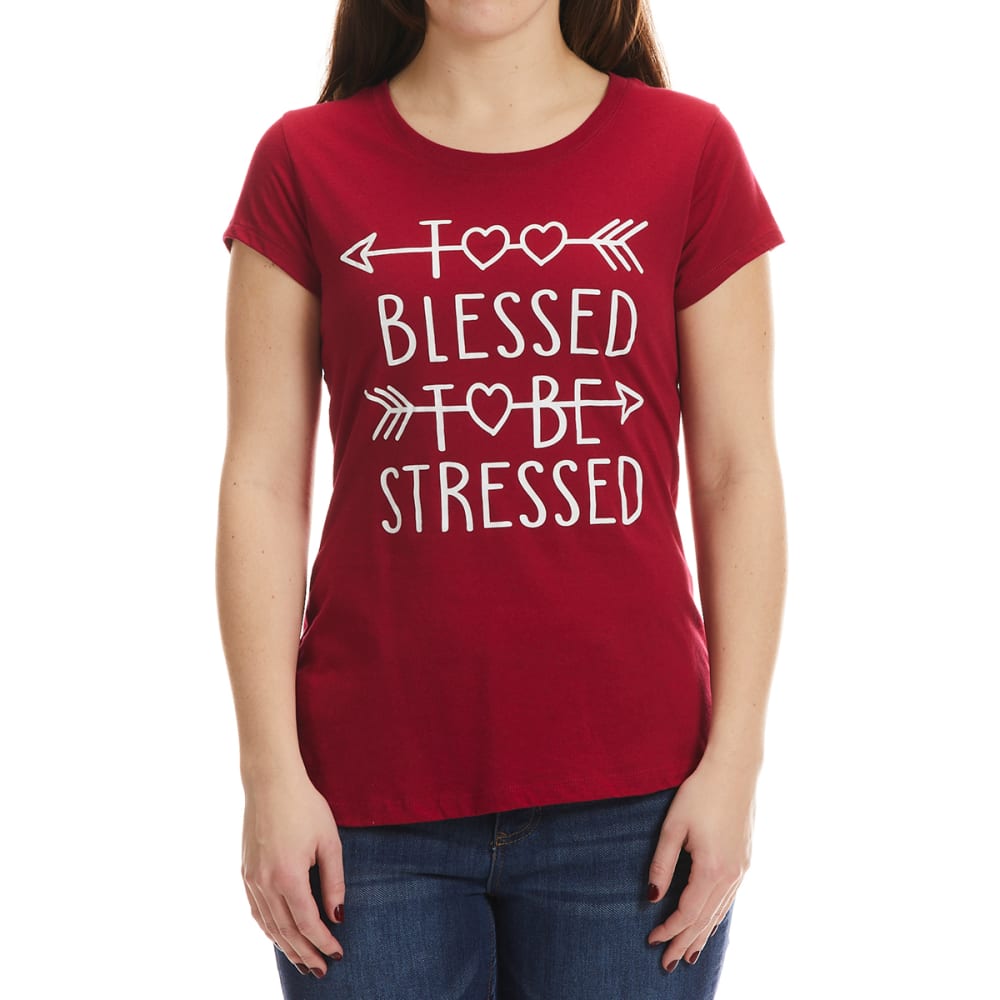 TOO BLESSED Juniors' Short Sleeve Graphic Tee S