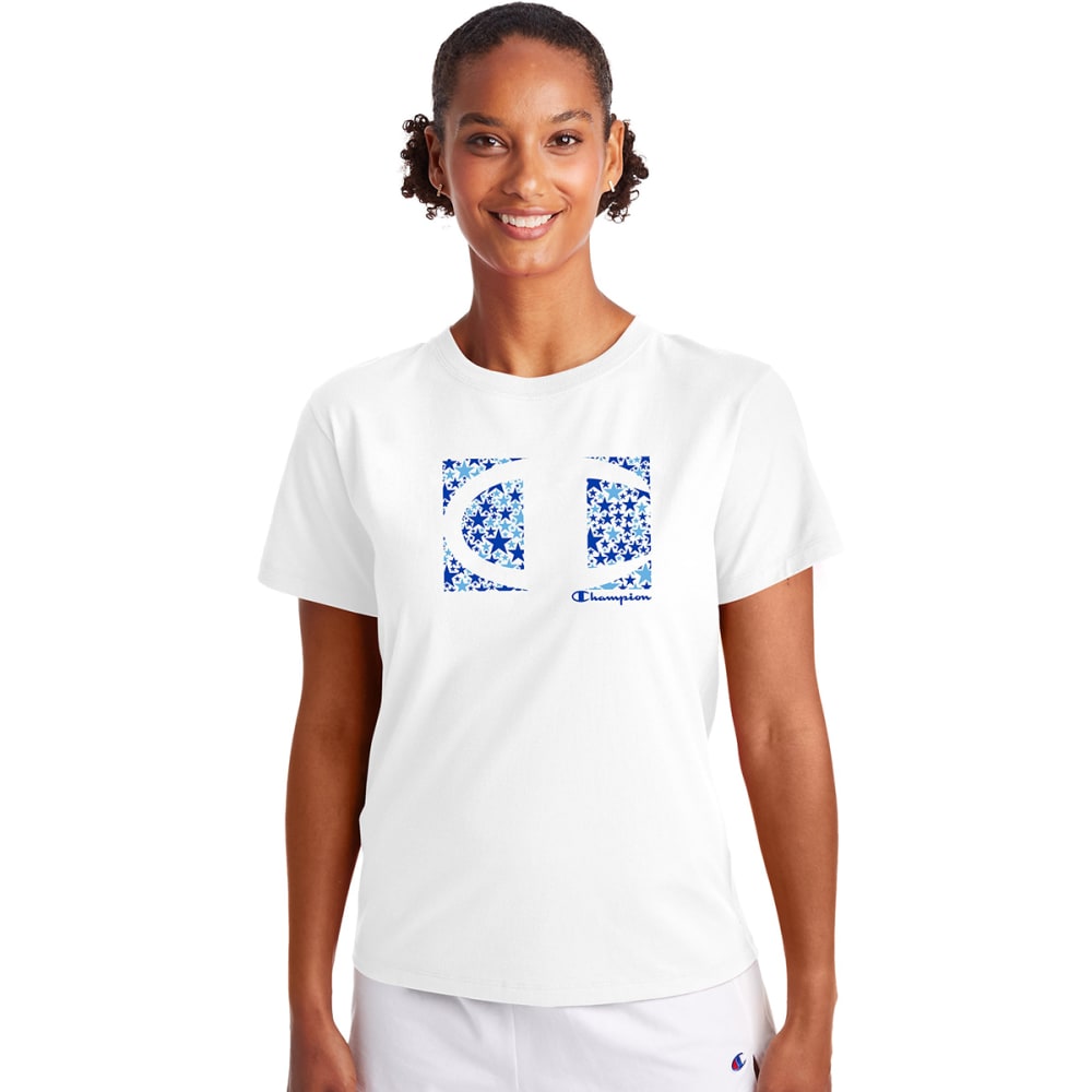CHAMPION Women's Classic Ombre Short Sleeve Tee XS