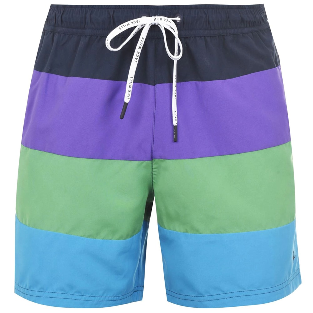 JACK WILLS Men's Eco Derwint Mid-Length Swim Shorts M