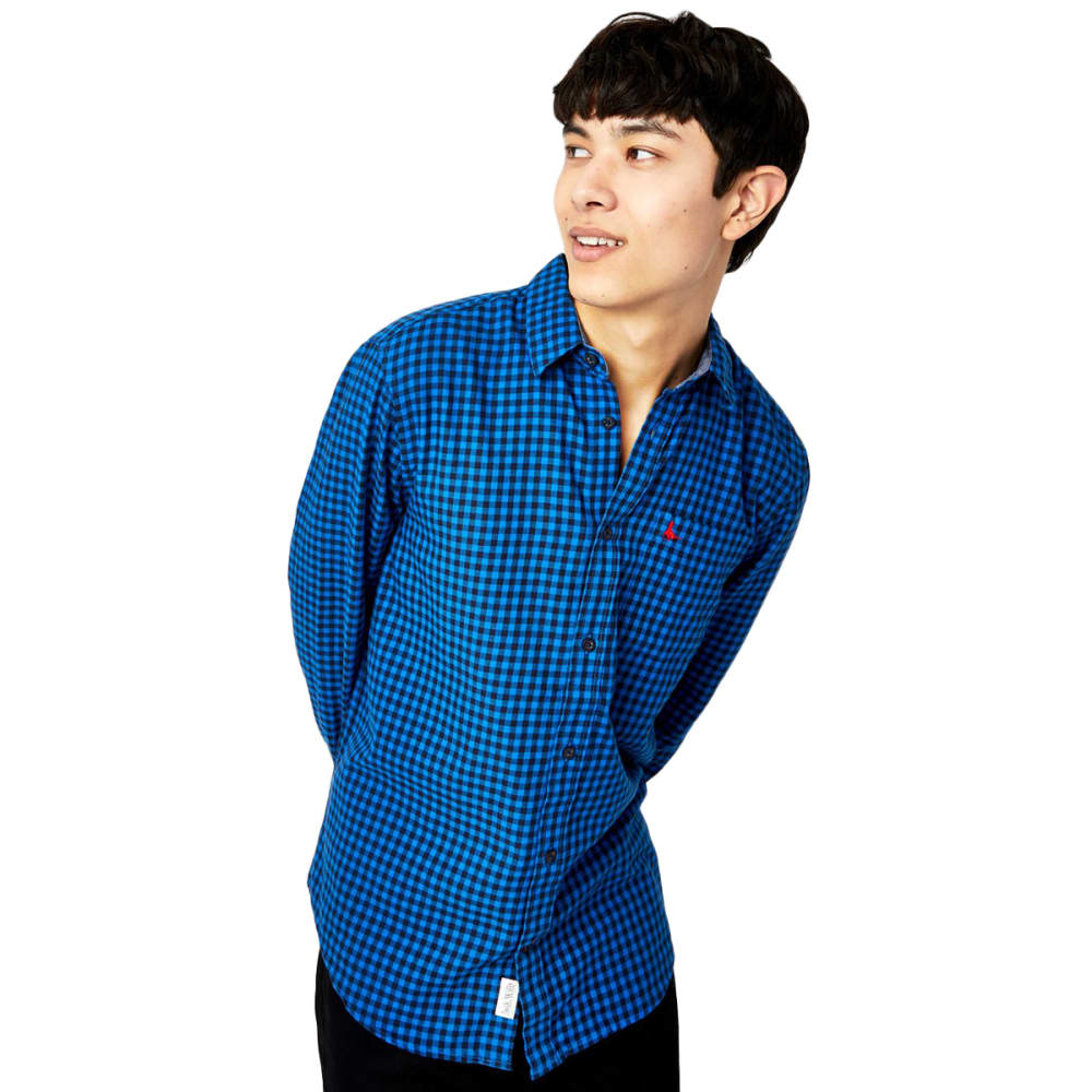 JACK WILLS Men's Newick Gingham Check Button Down Shirt S