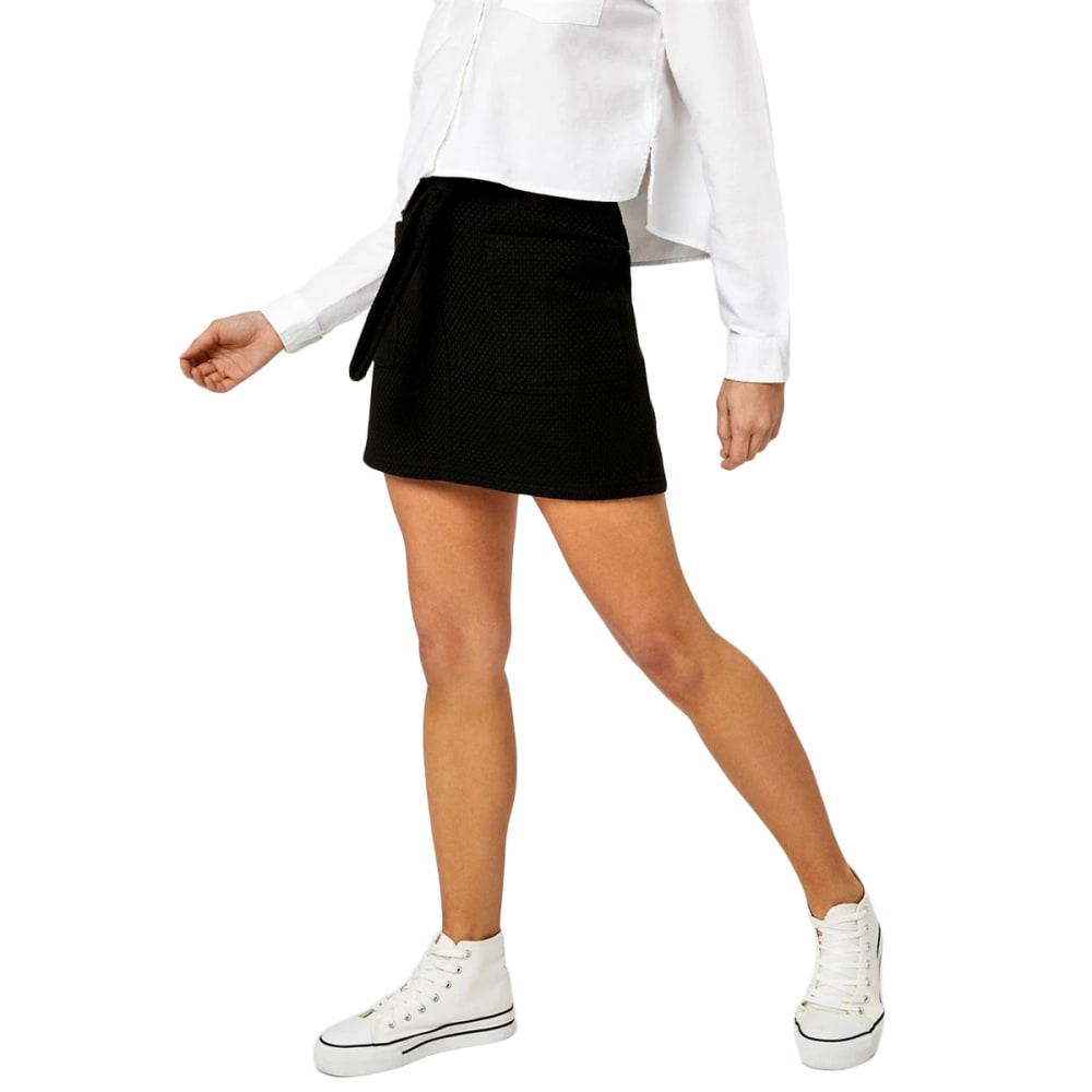 JACK WILLS Women's Pilley Tie Waisted Mini Skirt w/ Wool 4