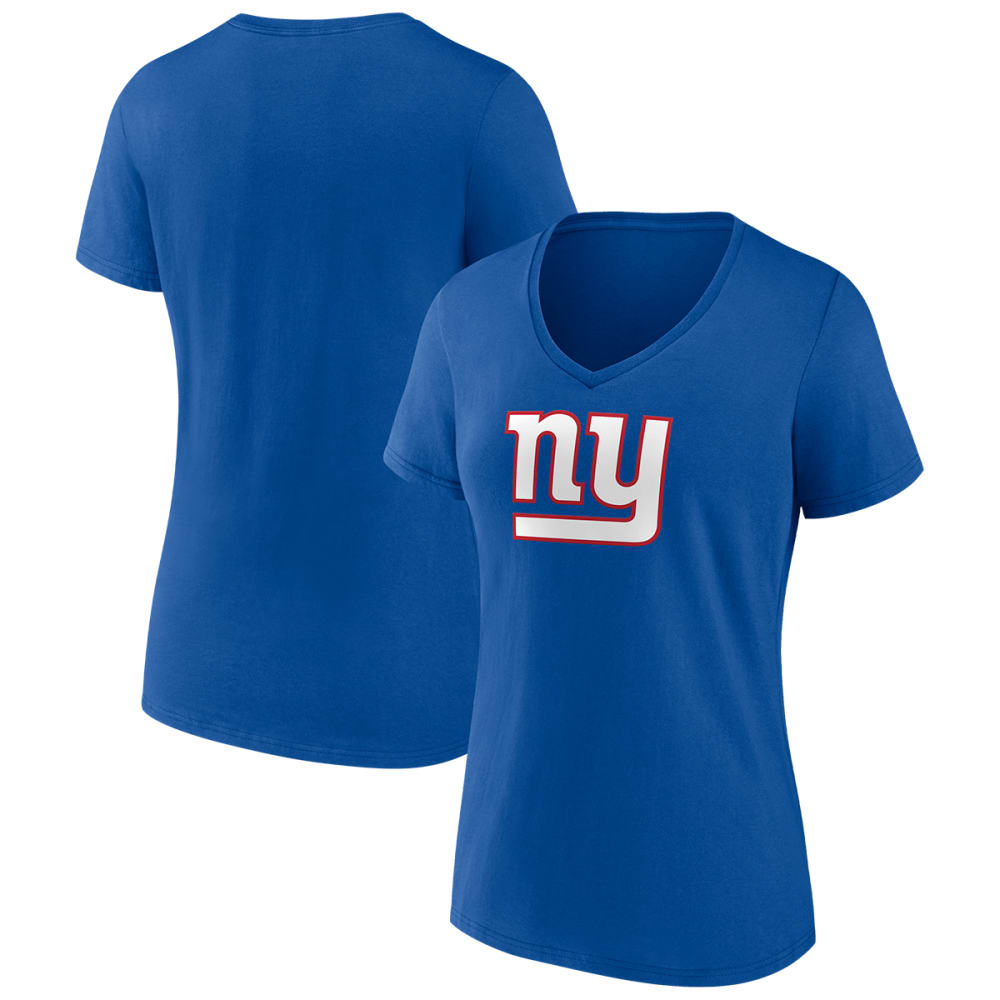 NEW YORK GIANTS Women's Fanatics Primary Logo V-Neck Tee XL