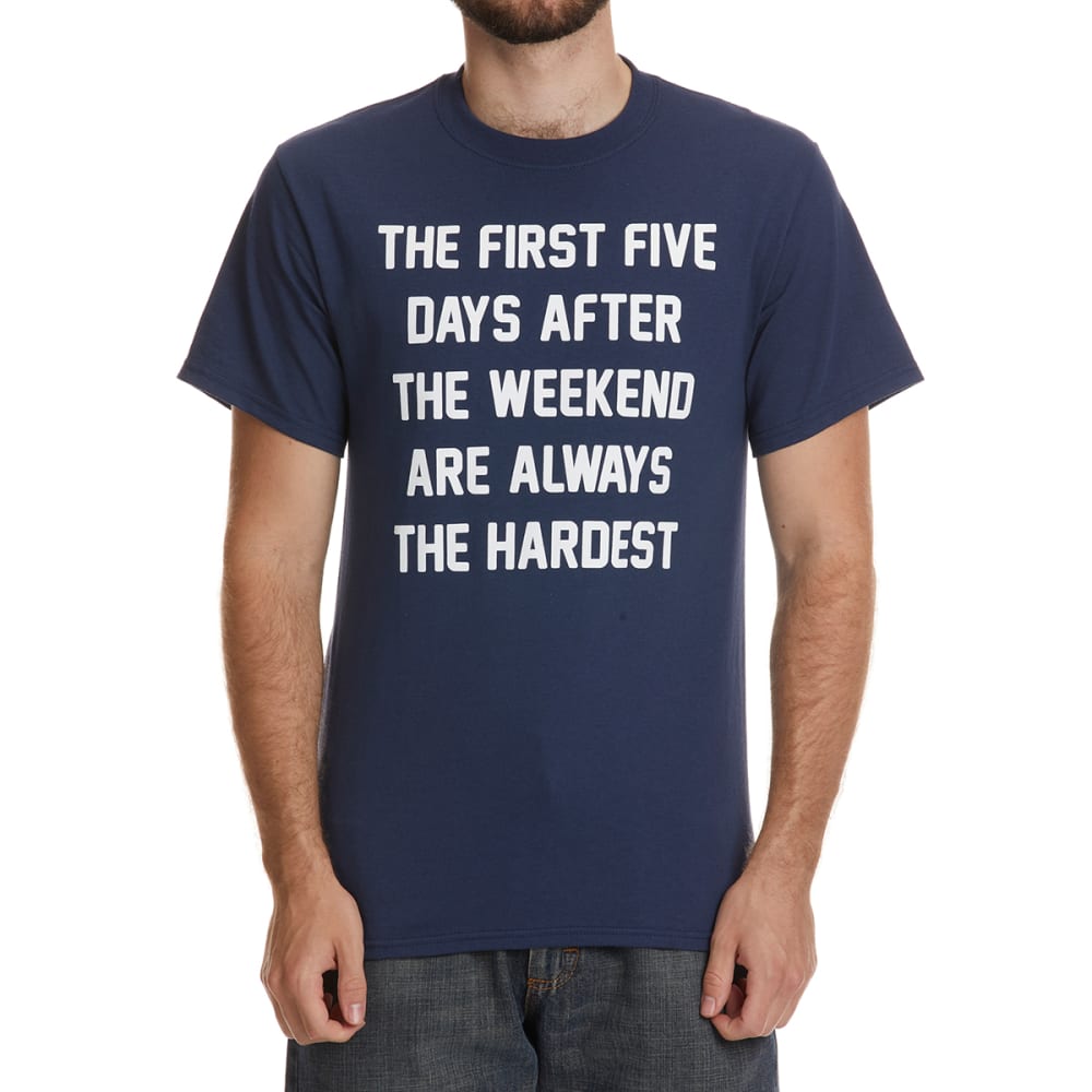 BODY RAGS Young Men's First Five Short-Sleeve Graphic Tee S