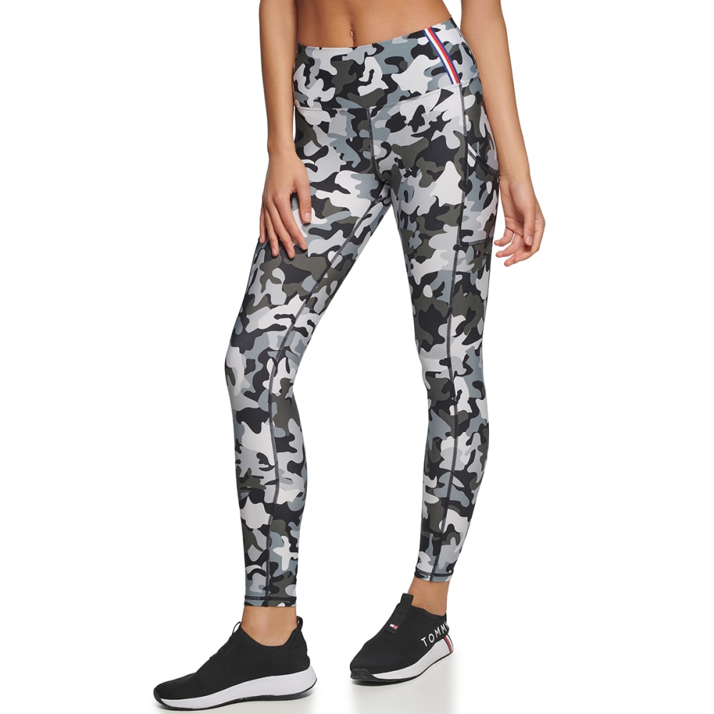 TOMMY HILFIGER SPORT Women's High Rise Compression Leggings S