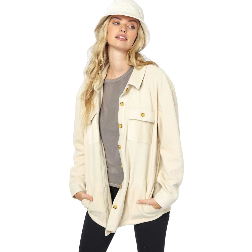 O'NEILL Juniors' Collins Superfleece Flannel Jacket M