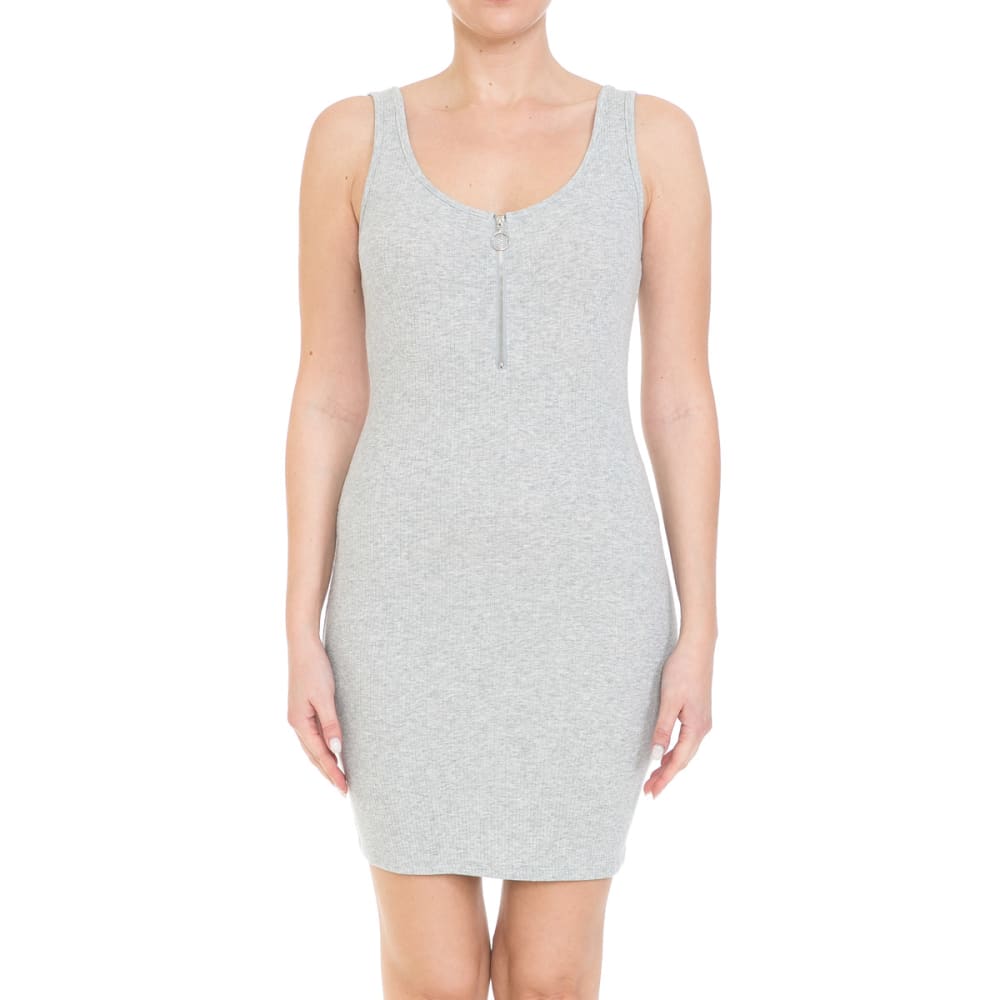 AMBIANCE Juniors' Scoop Neck Sleeveless Bodycon Dress S