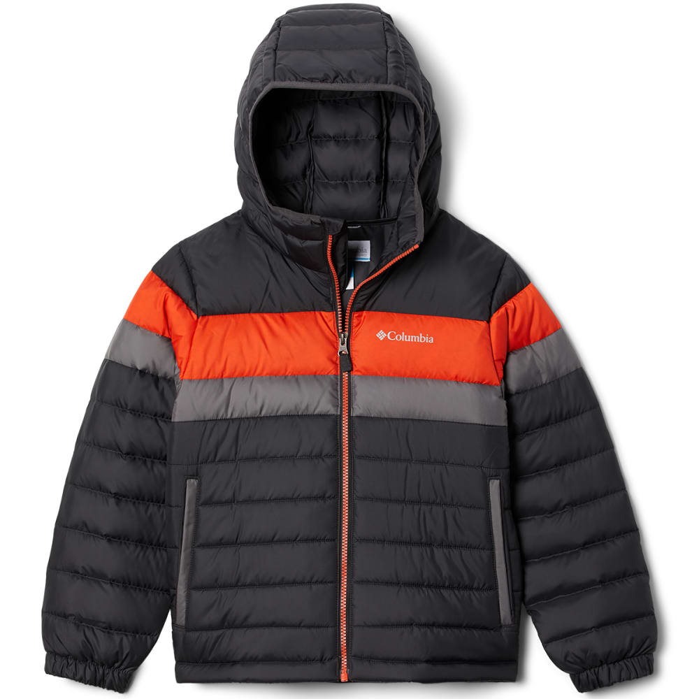 COLUMBIA Boys' Tumble Rock Down Hooded Jacket XS