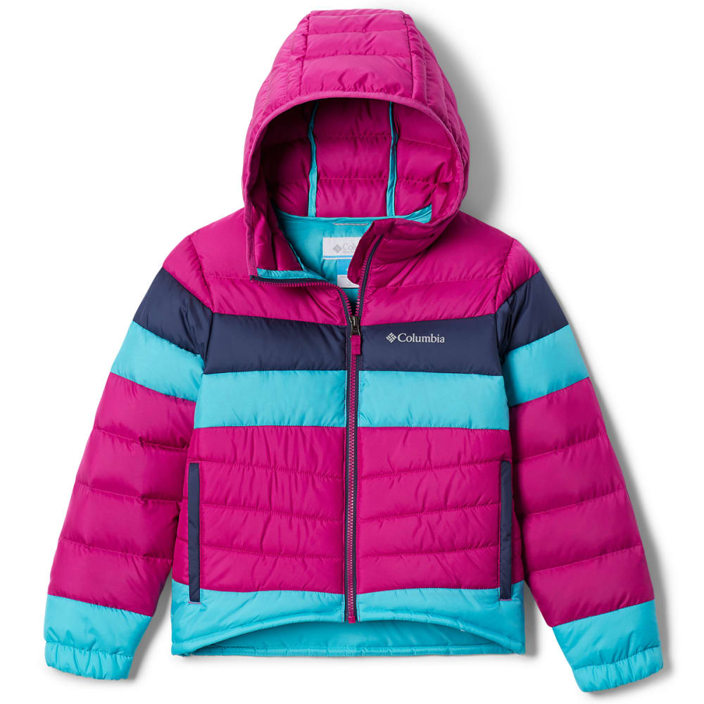 COLUMBIA Girls' Tumble Rock Down Hooded Jacket S