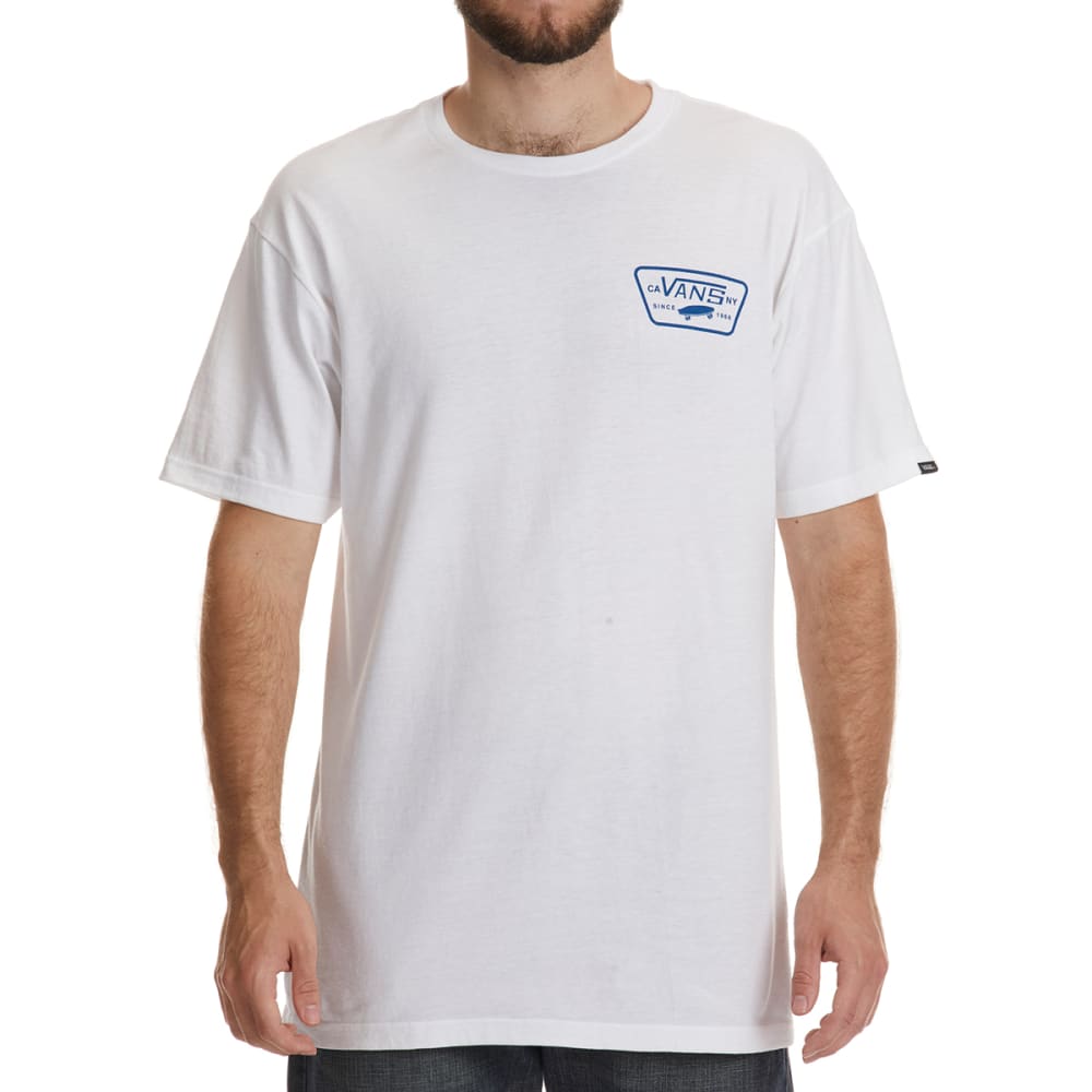 VANS Guys' Full Patch Short-Sleeve Tee S