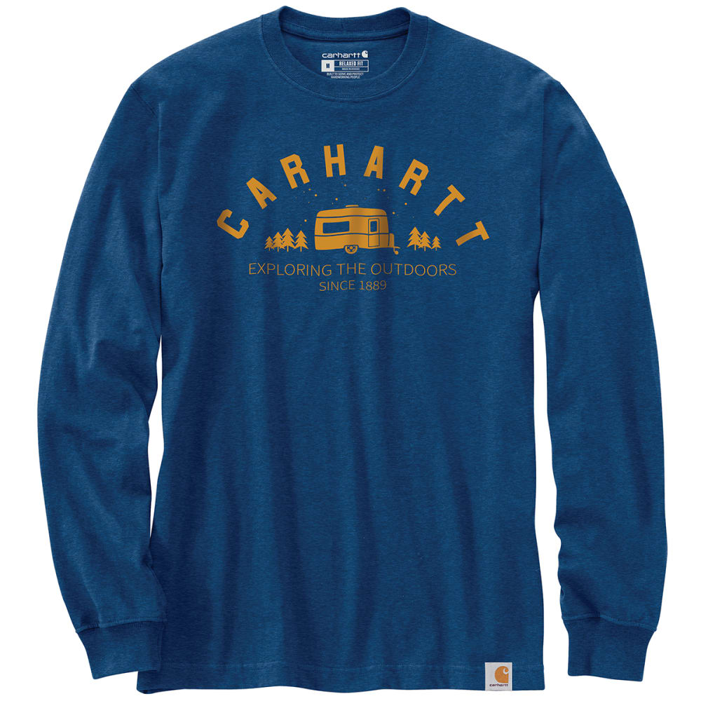 CARHARTT Men's Camper Relaxed Fit Long-Sleeve Graphic Tee M