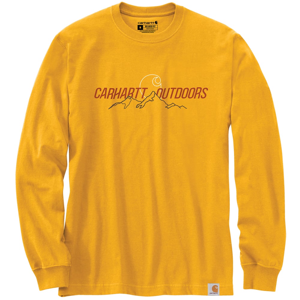 CARHARTT Men's Relaxed Fit Heavyweight Long-Sleeve Graphic Tee M