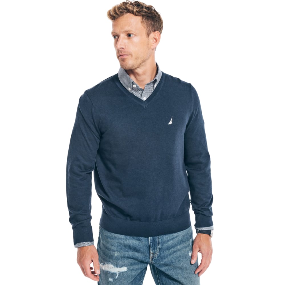 NAUTICA Men's Navtech V-Neck Sweater M