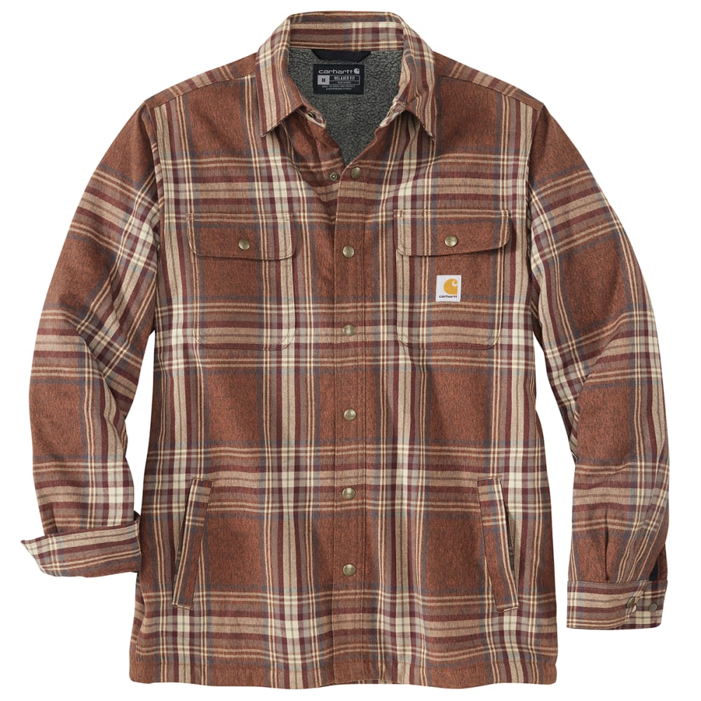 CARHARTT Men's Relaxed Fit Sherpa-Lined Shirt Jacket M