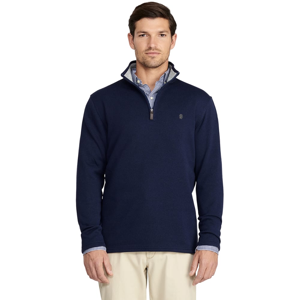 IZOD Men's Classic 1/4-Zip Fleece Sweater M