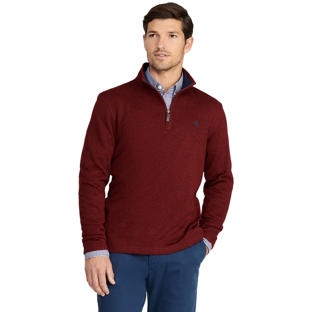 IZOD Men's Classic 1/4-Zip Fleece Sweater M