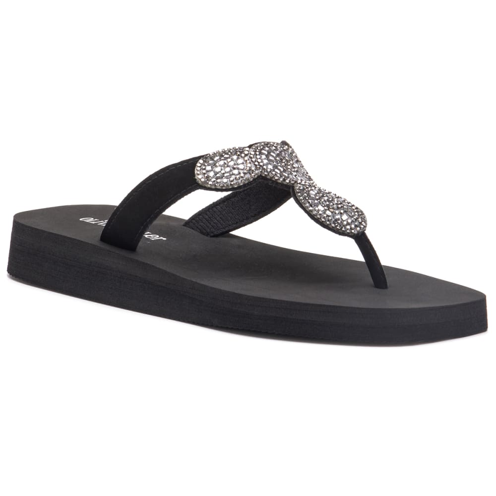 OLIVIA MILLER Women's Thong Toe Flip Flops - Bob’s Stores