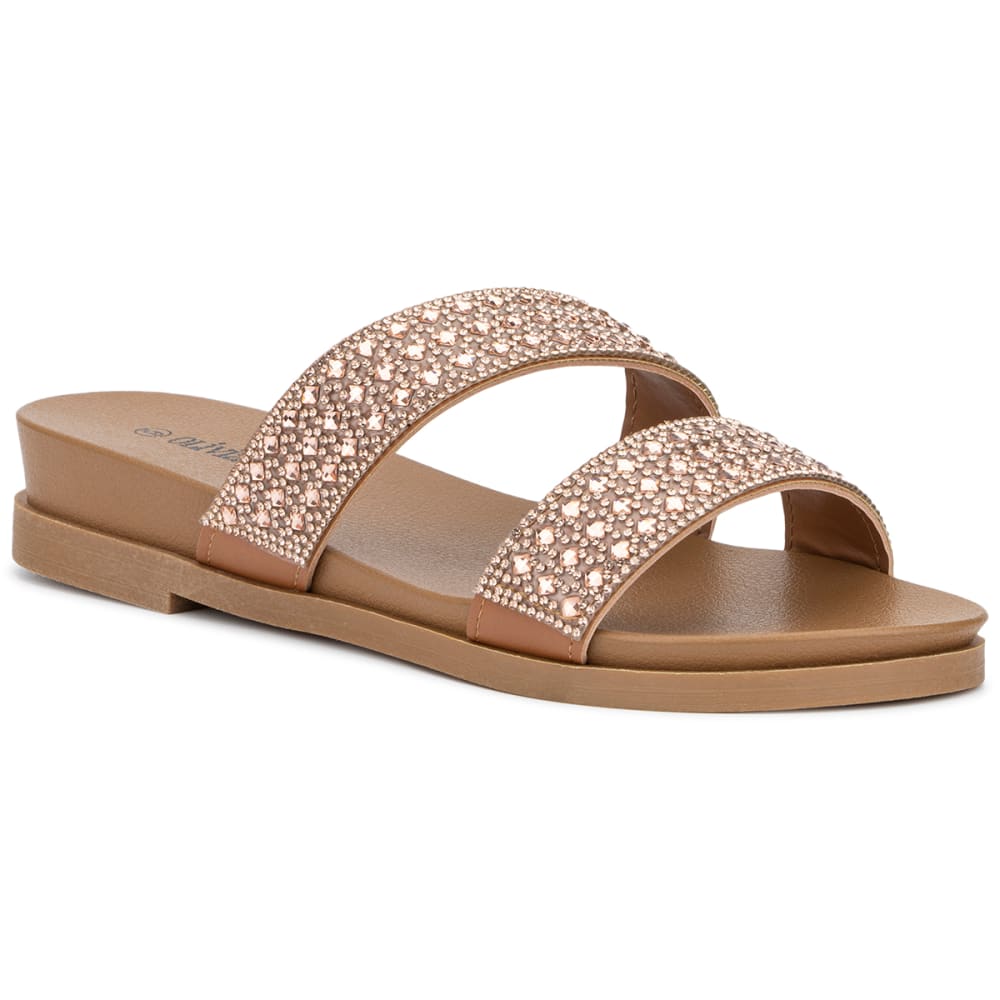 OLIVIA MILLER Women's Juliette Slip-On Flat Sandals 6