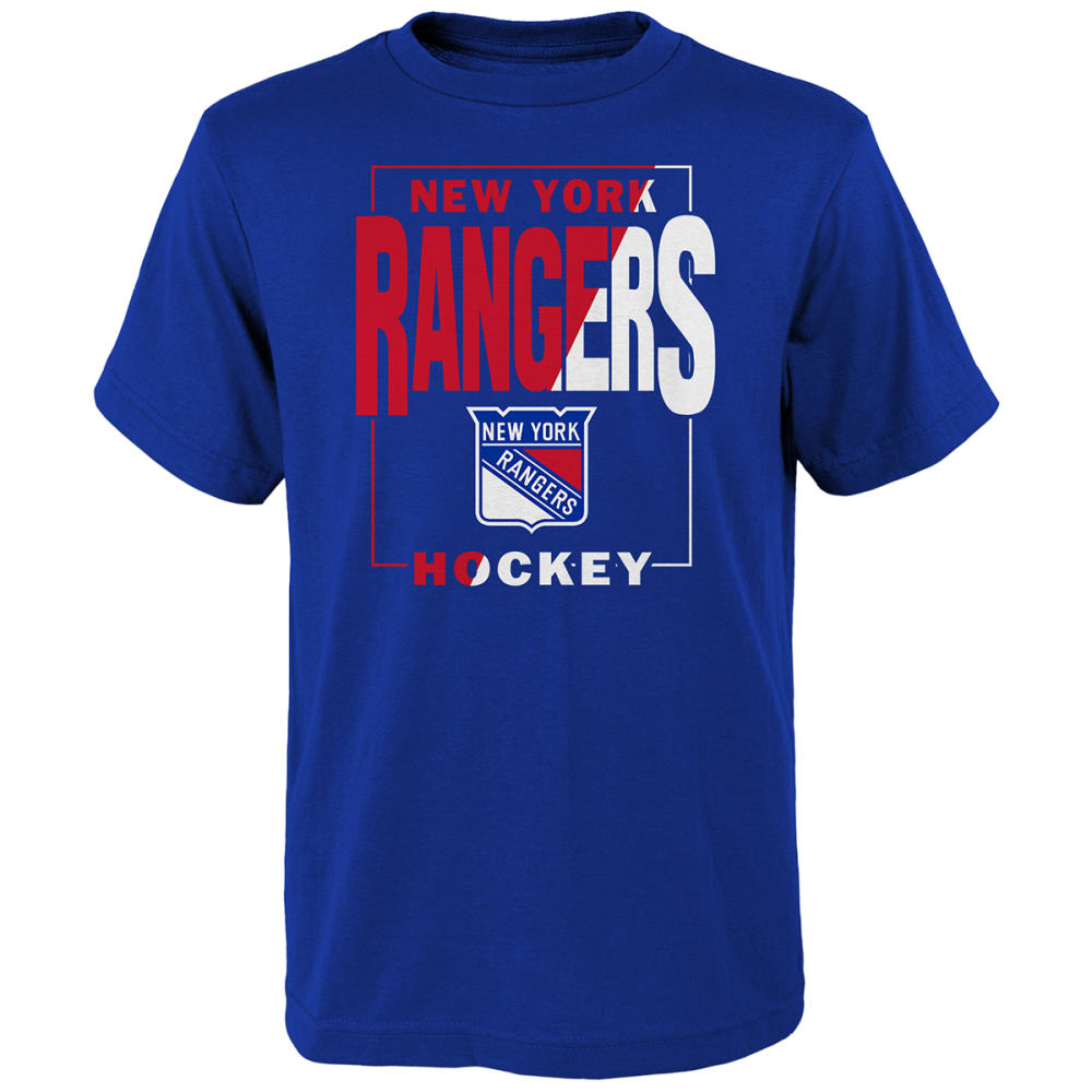 NEW YORK RANGERS Kids' Outerstuff Coin Toss Short-Sleeve Tee M
