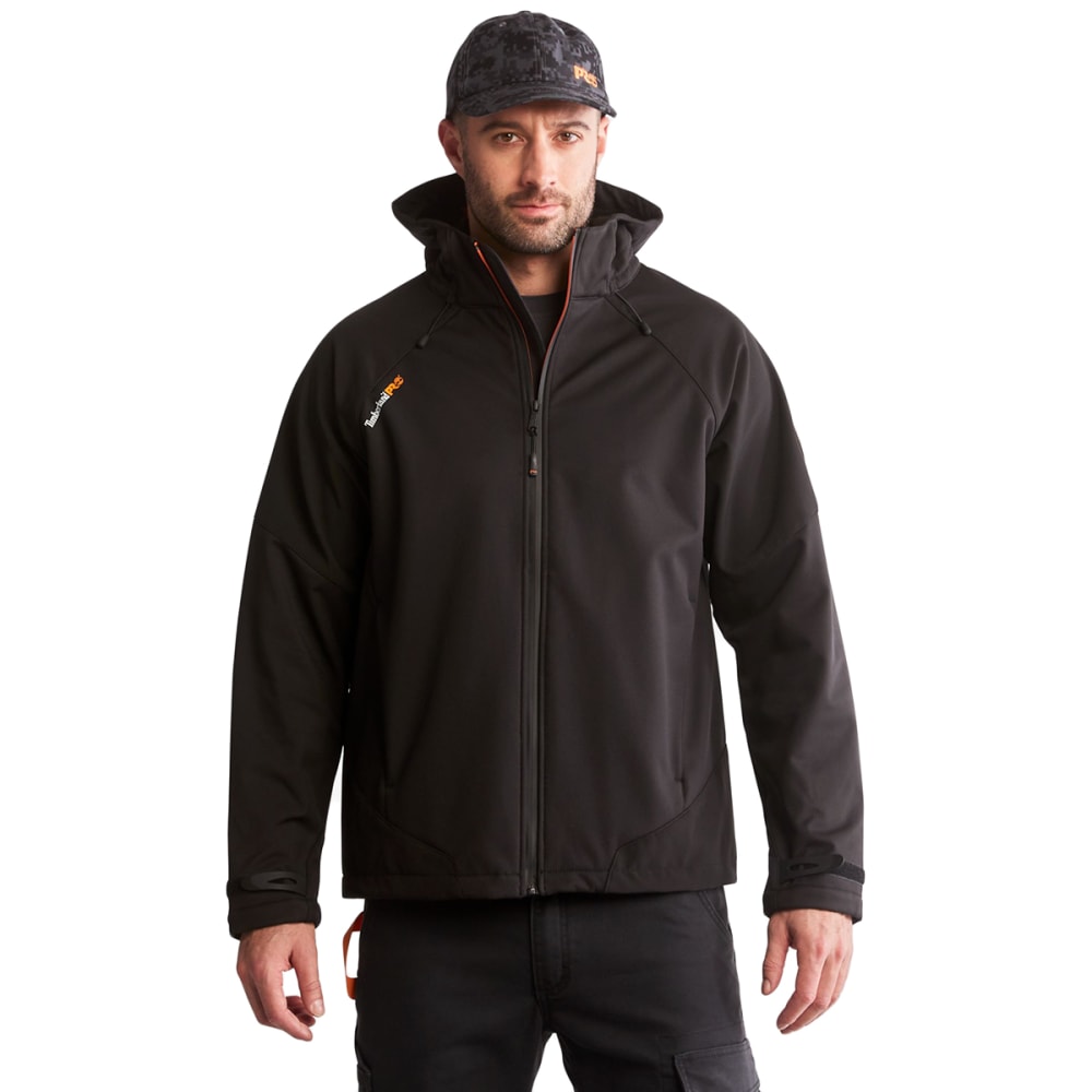 TIMBERLAND PRO Men's Powerzip Hooded Softshell Jacket M