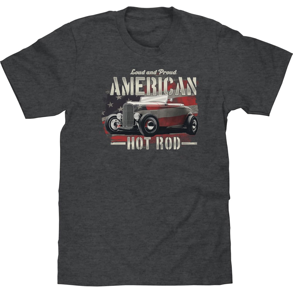 BCC BLUES Men's American Hot Rod Short-Sleeve Graphic Tee M